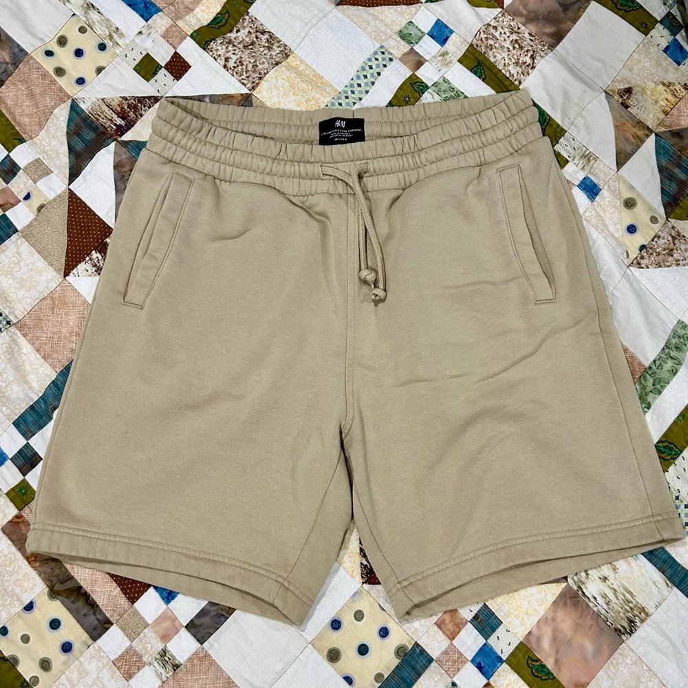 H&M Beige Athletic Shorts for Men